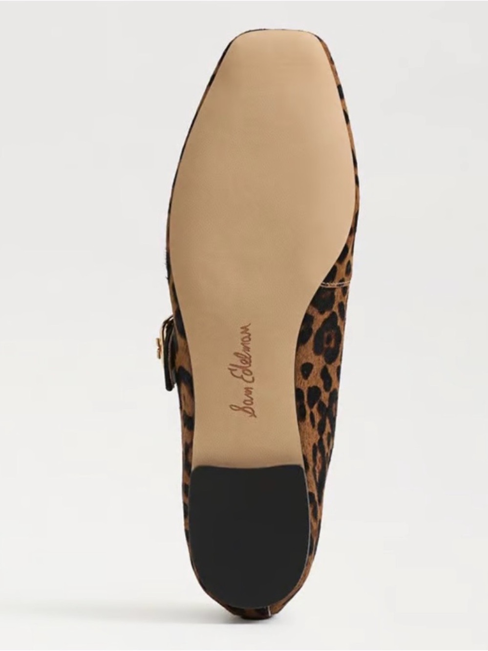 Sam Edelman Mary Jane Flats - Leopard Brahma Hair Leather - Picture 4 of 9